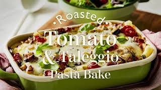 How To Make Easy Cheesy Roasted Tomato amp Taleggio Pasta Bake — Recipe  Booths Supermarket [upl. by Airyt]