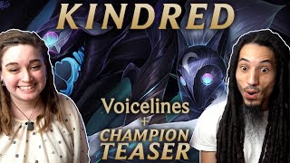 Arcane fans react to Kindred Voicelines amp Teaser  League Of Legends [upl. by Flanna]