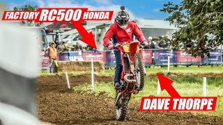 500cc World Champion Rides Factory RC500 at Iconic Track [upl. by Bronwyn]