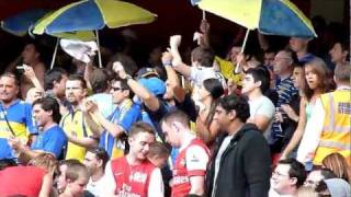 Boca Juniors fans singing at Emirates Cup 2011 [upl. by Oleg]