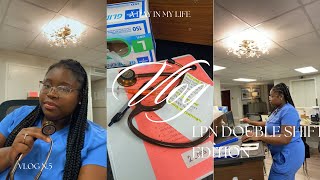 vlog  day in the life of a nurse  LPN  double shift  skilled nursing [upl. by Daniela]