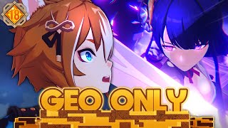 Geo Only VS The Land of Eternal Thunder Genshin Impact Geo Only [upl. by Lalise]