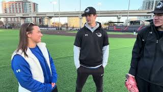 Marymount Baseball Postgame Interview  Andrew Schaeb and Braeden Lencz [upl. by Levitus211]