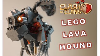 LEGO Clash of Clans quotLava Houndquot MOC Review [upl. by Tebzil655]