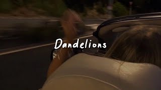 dandelions slowed reverb  lyrics [upl. by Akitahs]