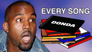 I Ranked EVERY Kanye Song Donda Update [upl. by Indihar]