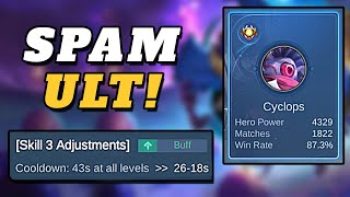 The Biggest Buff For Cyclops Is Finally Here  Mobile Legends [upl. by Levitan]