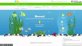 IXL hack if you have to answer a certain amount of questions correctly this is ur skill [upl. by Siurtemed]