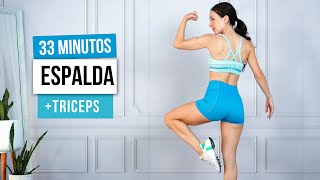 Espalda y Triceps  SUPER SETS  Ejercicios con Mancuernas y Bodyweight con tu propio peso [upl. by Aesoh]