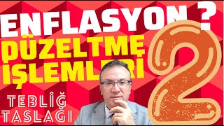 ENFLASYON DÜZELTME İŞLEMLERİ 2Bölüm  MUHASEBE KAYDI  HANGİ HESAPLAR İŞLEME TABİ [upl. by Lhadnek]