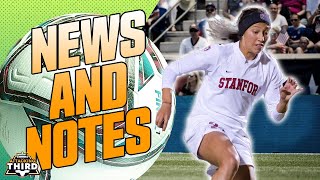 News amp Notes USWNT to face England  Christen Press inducted into Stanford HOF  NWSL Trades [upl. by Araet]