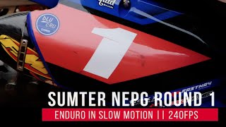 2022 Sumter National Enduro  Slow Motion NEPG [upl. by Aiouqahs]