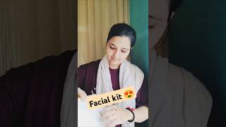 Facial kit for diwali 🎇🪔😍shortvideo youtubeshorts [upl. by Landre]