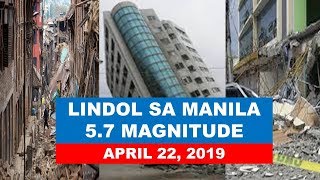 ACTUAL PHOTAGE LINDOL SA MAYNILA 2019 APRIL 22 57 MAGNITUDE TO 61 MAGNITUDE MARAMI ANG NAWASAK [upl. by Eyssej]