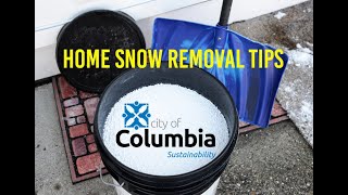 Ecofriendly Snow Removal Tips with Mike from Sustainability K12 [upl. by Ahtenek]