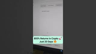 800 Percent from Crypto trading  Best channel for Crypto trading [upl. by Janela]