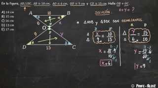 UNMSM 36  Semejanza de Triangulos Ejercicios Resueltos [upl. by Kilam906]