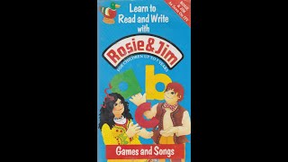 Learn to Read and Write with Rosie amp Jim Games and Songs 1992 [upl. by Nyral]