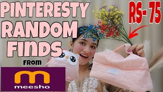 meeshohaul 30 PINTEREST PRODUCUTS MEESHO BEST RANDOM FINDS HAUL STARTING AT RS 60🔥 meesho haul [upl. by Einahpetse]