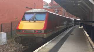 Virgin Train East Coast 91128 At Doncaster Name InterCity 50 From Leeds To London KC [upl. by Suiramad286]