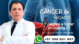 9 SIGNOS EN CÁNCER DE HÍGADO 😱❌ [upl. by Yttiy635]