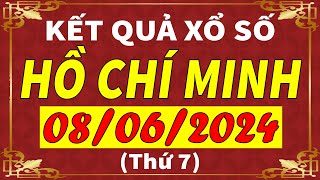 Xổ số Tp Hồ Chí Minh ngày 8 tháng 6  XSHCM  KQXSHCM  SXHCM  Xổ số kiến thiết HCM hôm nay [upl. by Mathis]