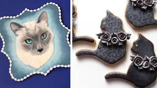 30 Minutes Cookie Decorating for Cat Lovers [upl. by Naggem]