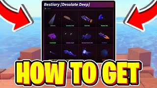 How To COMPLETE 100 DESOLATE DEEP BESTIARY In Fisch Roblox [upl. by Neelrac900]