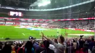 Scotland fans unite and Boo God Save Queen at Wembley [upl. by Ilatfan]