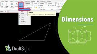 Create a Dimension Parallel to AngleAligned Line from Toolbar [upl. by Yelraf]