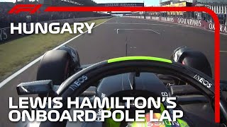 Lewis Hamiltons Pole Lap  2023 Hungarian Grand Prix  Pirelli [upl. by Nivel]