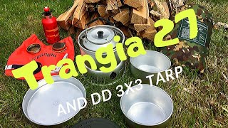 Trangia27 for lunch and the DD3x3 Tarp [upl. by Reivilo]