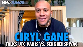 Ciryl Gane Reacts to Jon Jones Loss Previews Serghei Spivac Main Event at UFC Paris [upl. by Odla]