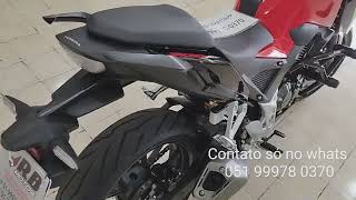 CB 300 F TWISTER ABS 2023 VERMELHA ÚNICO DONO COM INCRÍVEIS 3000 KM VENDE  SE  IGUAL A ZERO [upl. by Akinyt]