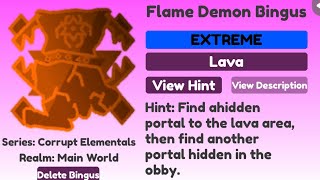 How to get flame demon bingus extra extreme￼ [upl. by Buote]