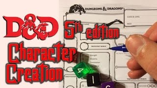 Dungeons amp Dragons 5E  Character Creation for Beginners Fighter [upl. by Ardnazil864]