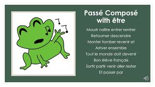 La chanson des verbes au passé composé avec être [upl. by Minta]