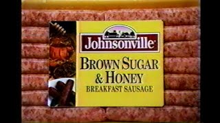 Johnsonville Brown Sugar amp Honey Breakfast Sausage Commercial from 2002 [upl. by Ahsauqram716]