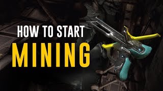 Mining 10 How to Start Mining Plains of Eidolon Warframe [upl. by Gesner]