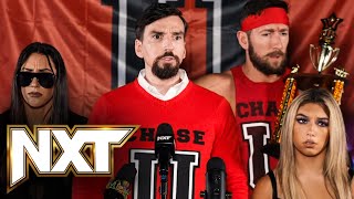 Andre Chase addresses the allegations against Chase U WWE NXT highlights Nov 28 2023 [upl. by Treblah]