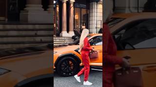 Millionaire Beautiful Lady In Monaco 🧡automobile billionaire luxury lifestyle shorts hack [upl. by Naawaj102]