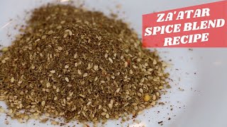 How to make zaatar  Zaatar recipe [upl. by Nalorac51]