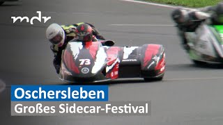 Oschersleben Großes SidecarFestival  MDR SACHSENANHALT HEUTE  MDR [upl. by Nnednarb]