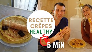 CRÊPES HEALTHY [upl. by Ayotaj]