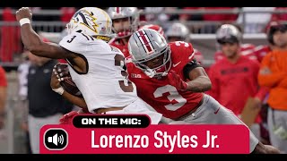 Ohio States Lorenzo Styles Jr on special teams contributions [upl. by Cychosz407]