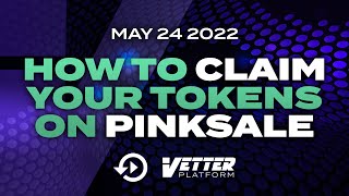 How To Claim Your Tokens On PinkSale [upl. by Bibi453]