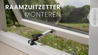 Raamuitzetters monteren  Raamuitzetter wegdraaibaar [upl. by Jaquenetta]