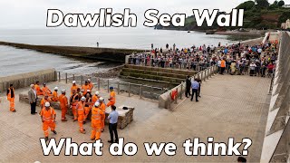 Dawlish Sea Wall Open Day  What Do They Think [upl. by Louella]