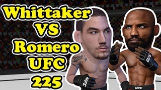 Robert Whittaker VS Yoel Romero UFC 225 [upl. by Mickey]