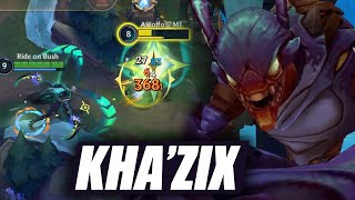 Wild Rift KhaZix Jungle Gameplay in Season 15 Build amp Runes [upl. by Enitsirt]